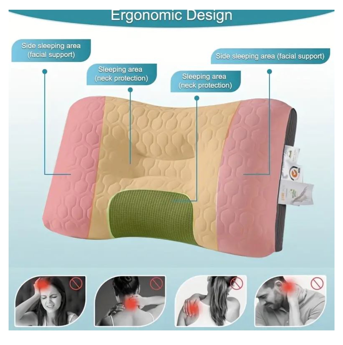 Miniatura 3 de Almohada Cervical Cojin spa 3d Dormir